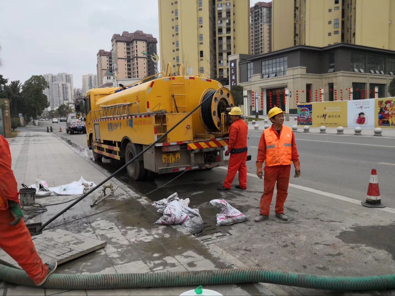盐都排污管道清淤-管道清洗